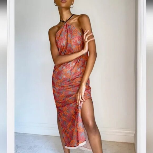 Aritzia Babaton 1-01 Lace Maxi Dress - Picture 2 of 15